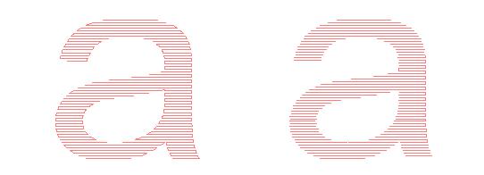 使用激光打標機打碼文字時填充方法說明